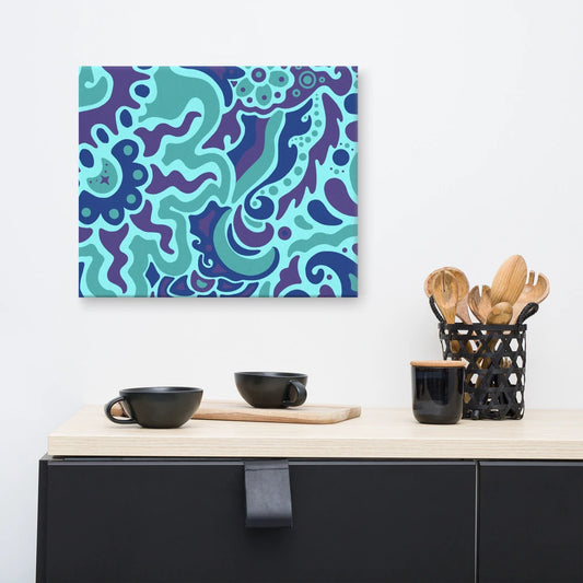 Psychedelic Maximalist Canvas Prints image 1