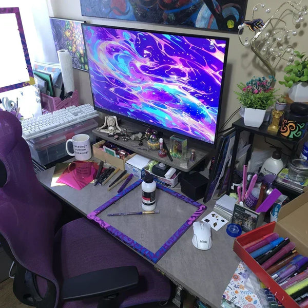 Artist Life: From Screens to Swirls Inside My Cleveland Studio - Design By Nissa