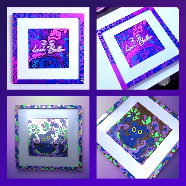 How to Commission a Custom Hand-Painted Mirror or Foil Artwork - Design By Nissa