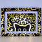 Meet "Shift Supervisor": A Metallic Gold Abstract Cat Artwork for Maximalist Spaces