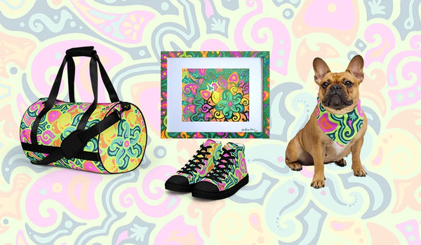 The "Visual Dopamine" Philosophy: Why I Love Painting in Bright, Bold Colors
