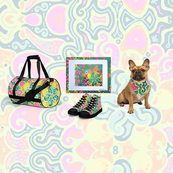 The "Visual Dopamine" Philosophy: Why I Love Painting in Bright, Bold Colors - Design By Nissa