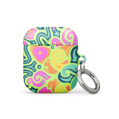 Psychedelic Maximalist AirPods® Cases - Sunflare Garden, AirPods Gen1 image