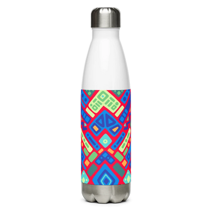 Psychedelic Maximalist Stainless Steel Water Bottles - Reef Prism image