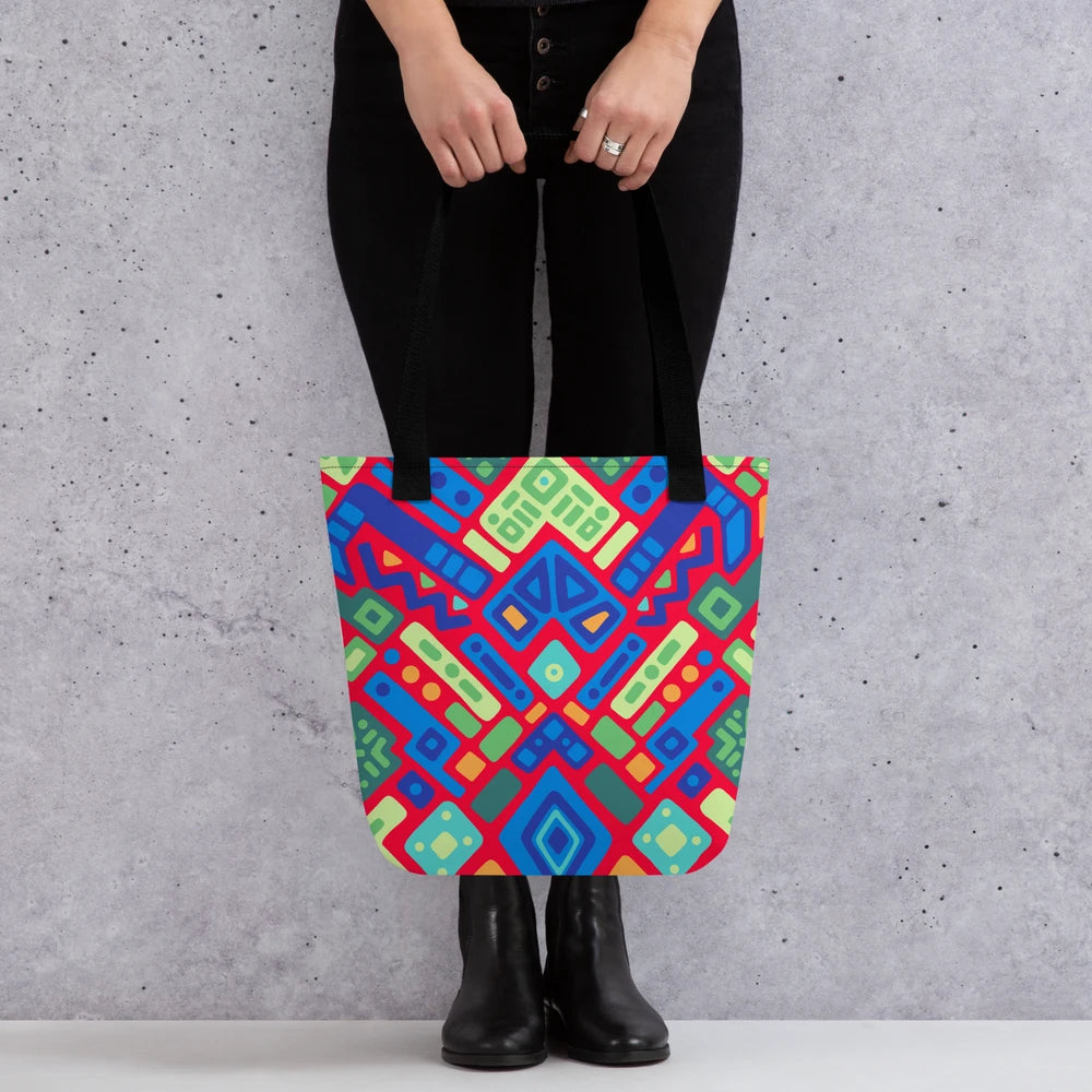 Psychedelic Maximalist All-Over-Print Tote Bags image 4
