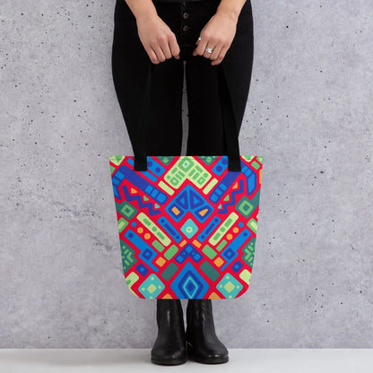 Psychedelic Maximalist All-Over-Print Tote Bags image 4