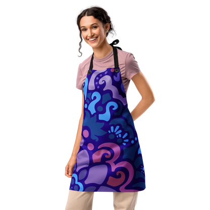 Psychedelic Maximalist All-Over Print Aprons image 1