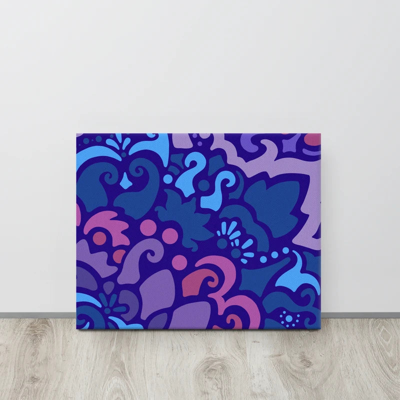 Psychedelic Maximalist Canvas Prints - Midnight Berry, 16×20 image