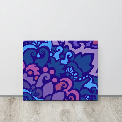 Psychedelic Maximalist Canvas Prints - Midnight Berry, 16×20 image