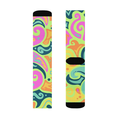 Psychedelic Maximalist Crew Socks image 1