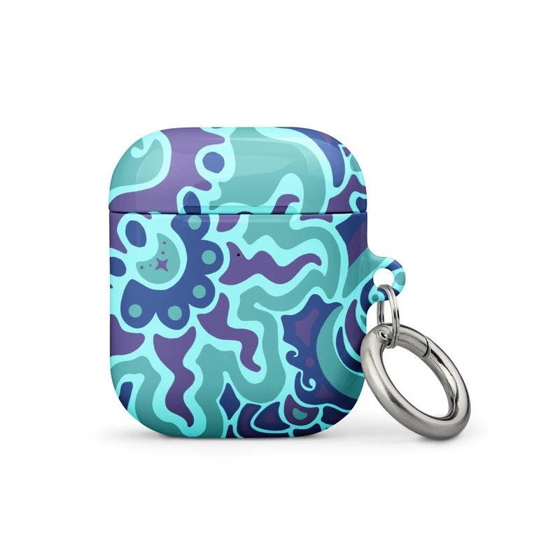 Psychedelic Maximalist AirPods® Cases - Electric Bloom, AirPods Gen2 image