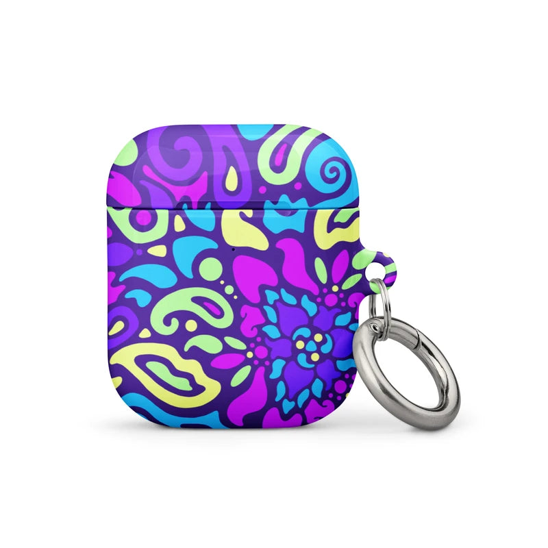 Psychedelic Maximalist AirPods® Cases - Cyber Bloom, AirPods Gen2 image