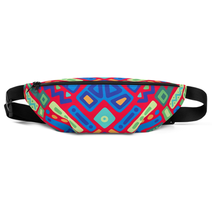 Psychedelic Maximalist All-Over Print Fanny Packs - Reef Prism, S/M image