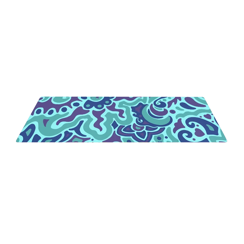 Psychedelic Maximalist Yoga Mats - Electric Bloom image