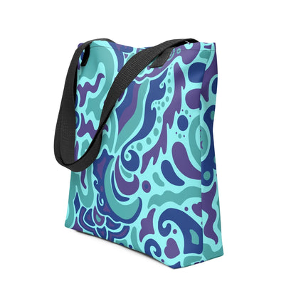 Psychedelic Maximalist All-Over-Print Tote Bags image 6