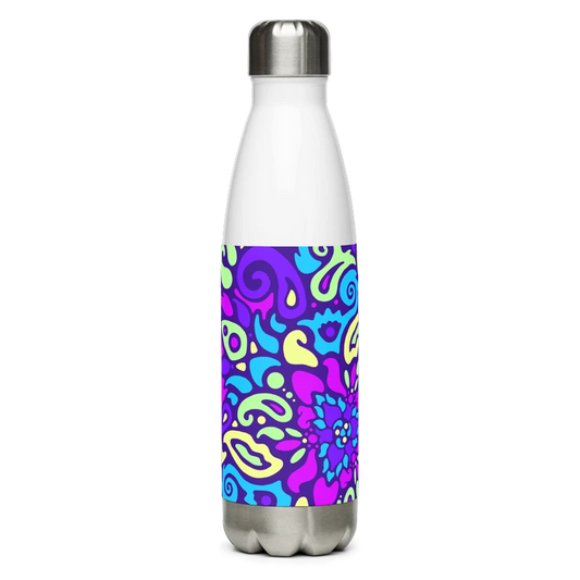 Psychedelic Maximalist Stainless Steel Water Bottles image 0
