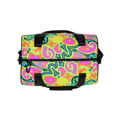 Psychedelic Maximalist All-Over Print Gym Bags image 3