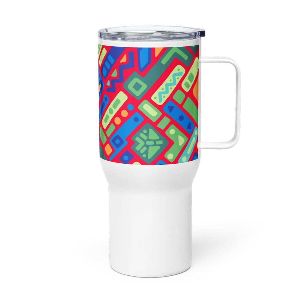 Psychedelic Maximalist Stainless Steel Travel Mugs image 4