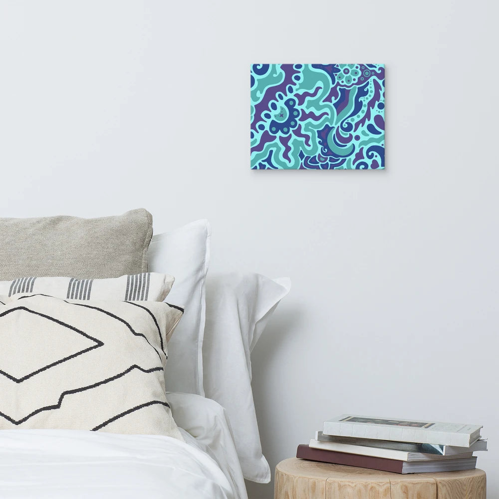 Psychedelic Maximalist Canvas Prints image 3