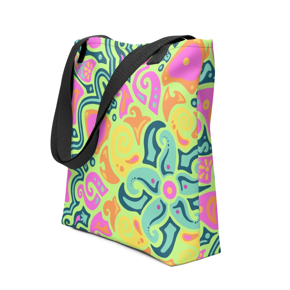 Psychedelic Maximalist All-Over-Print Tote Bags image 5