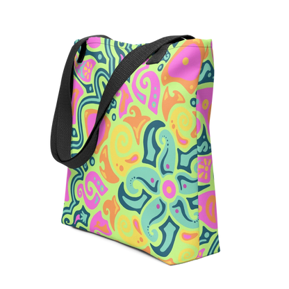 Psychedelic Maximalist All-Over-Print Tote Bags image 5