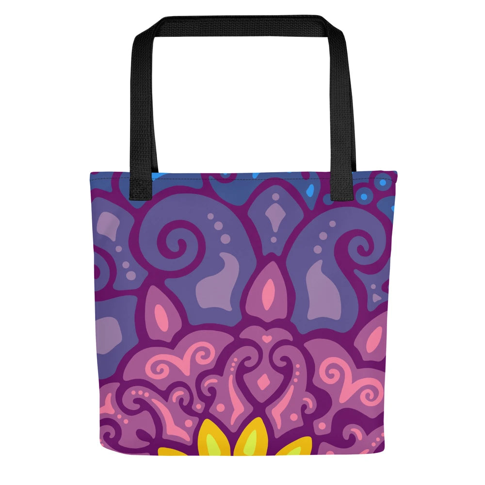 Psychedelic Maximalist All-Over-Print Tote Bags image 3