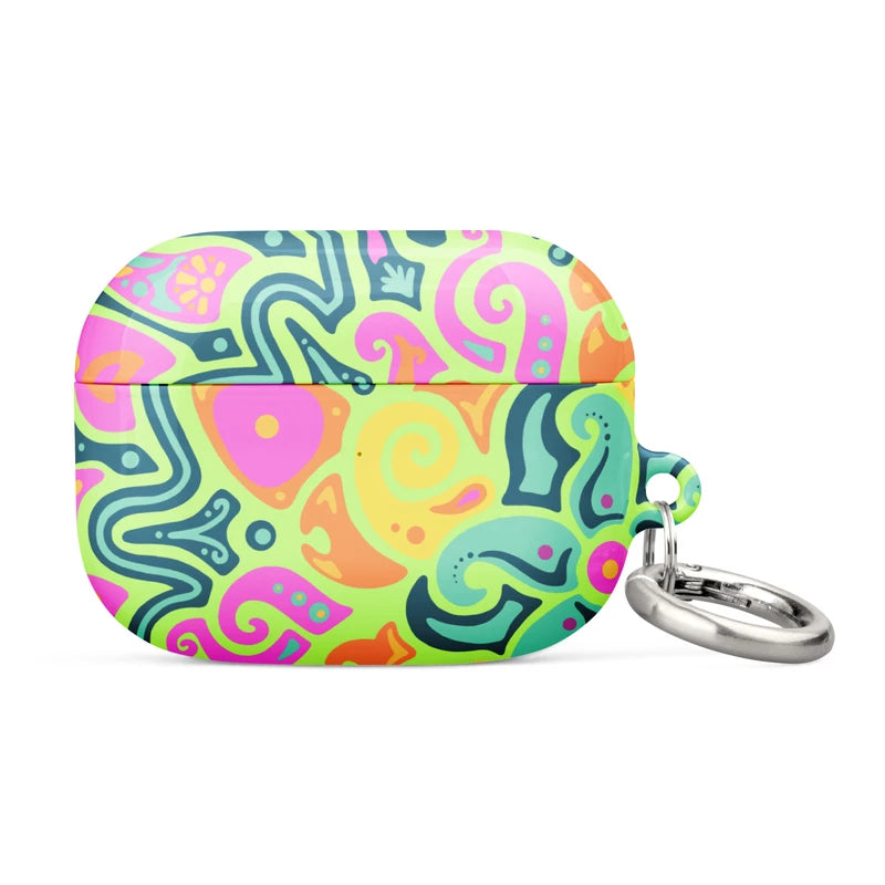 Psychedelic Maximalist AirPods® Cases - Sunflare Garden, AirPods Pro Gen1 image