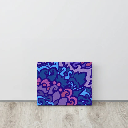 Psychedelic Maximalist Canvas Prints - Midnight Berry, 11×14 image