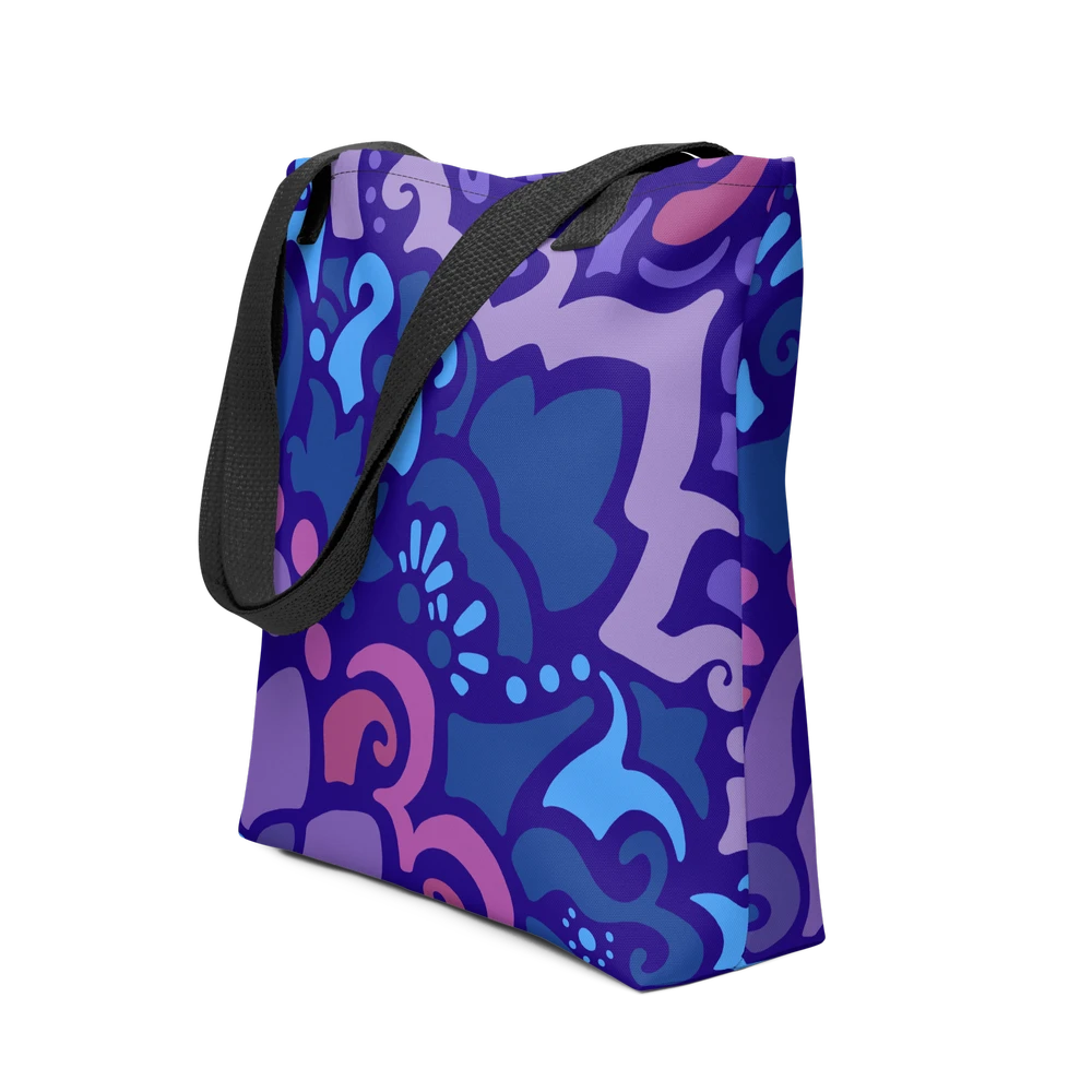Psychedelic Maximalist All-Over-Print Tote Bags image 1