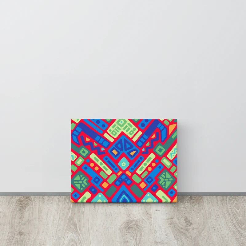 Psychedelic Maximalist Canvas Prints - Reef Prism, 11×14 image