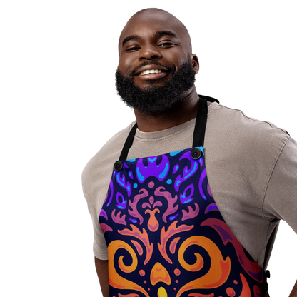 Artist-Print Pocket-Free Apron - Dopamine Fashion - Design By Nissa