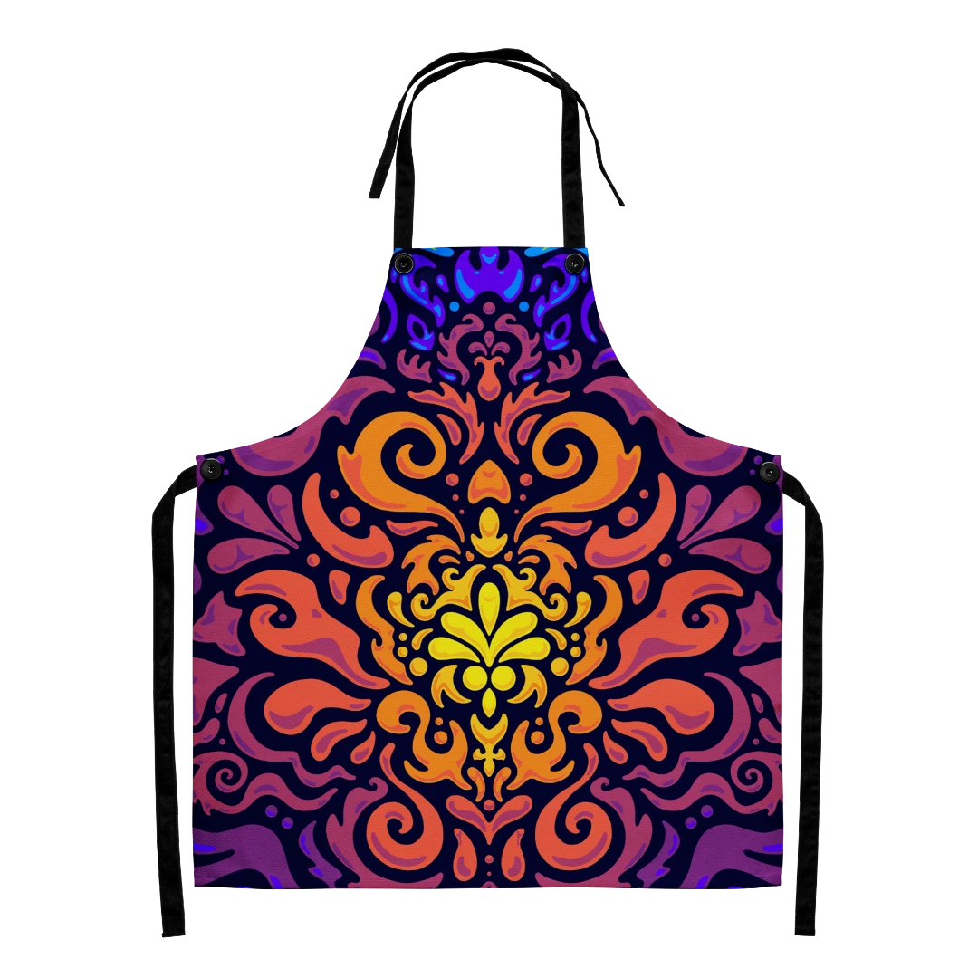 Artist-Print Pocket-Free Apron - Dopamine Fashion - Design By Nissa