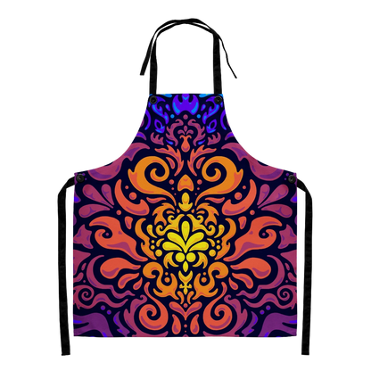 Artist-Print Pocket-Free Apron - Dopamine Fashion - Design By Nissa