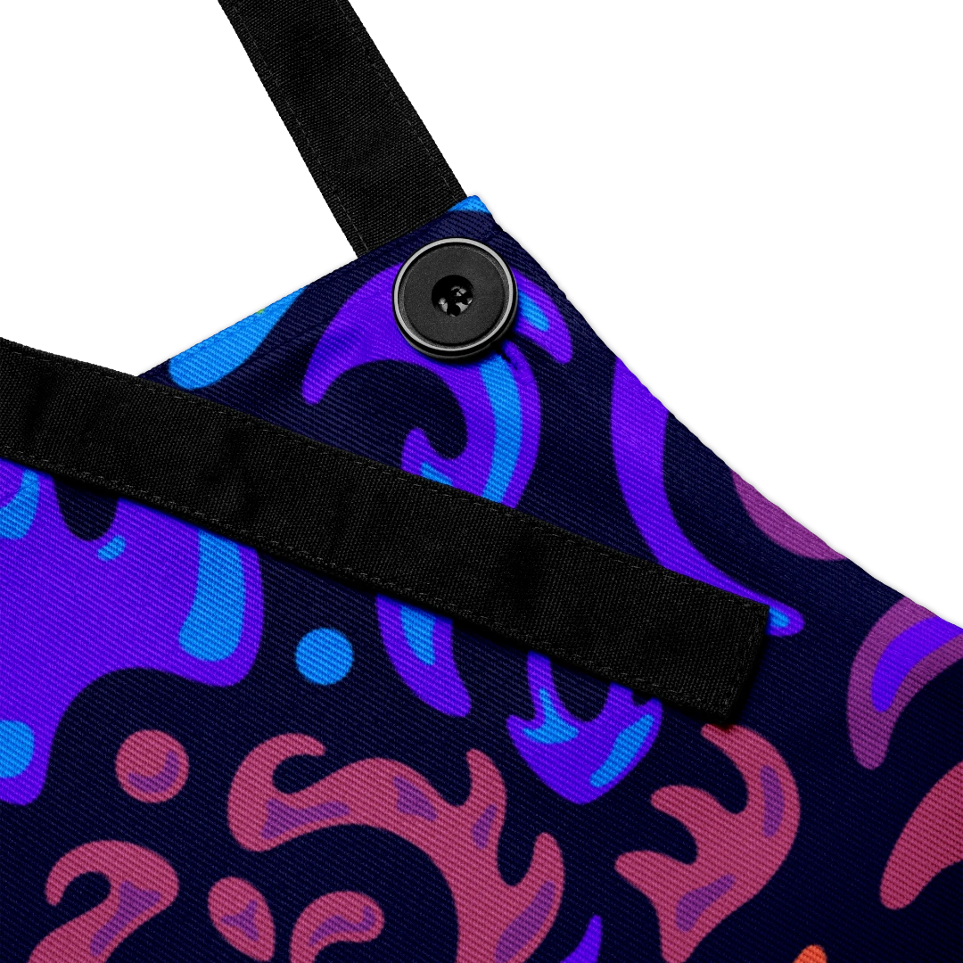 Artist-Print Pocket-Free Apron - Dopamine Fashion - Design By Nissa