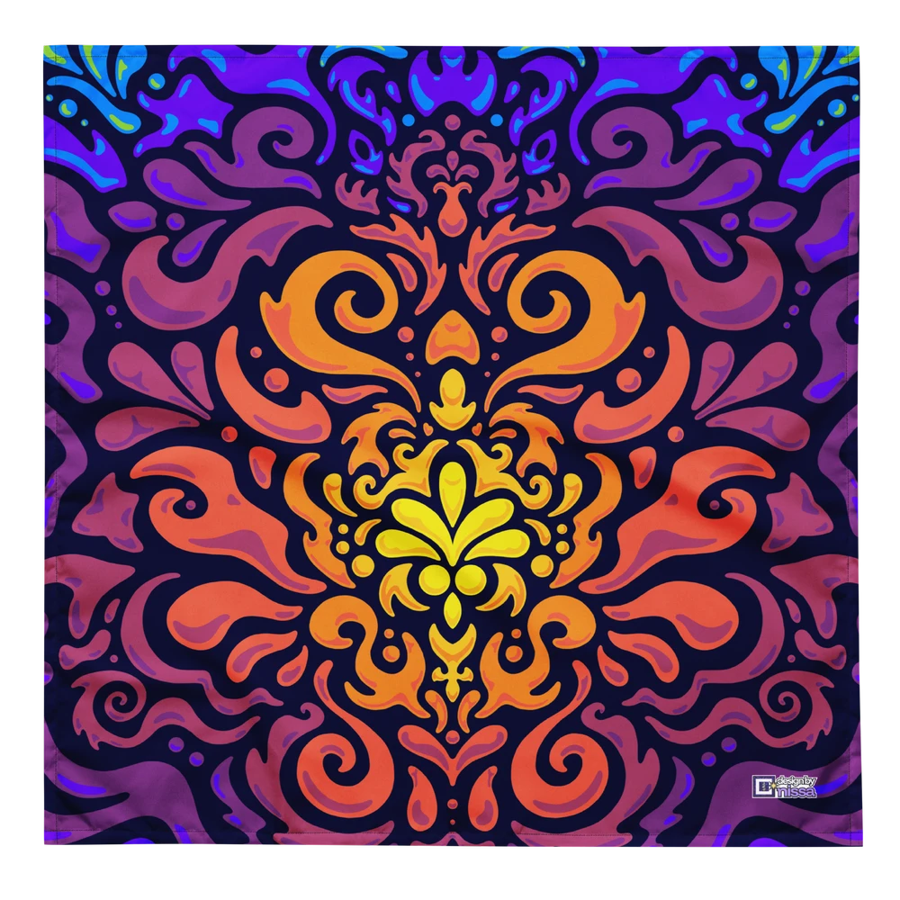 Maximalist Art Bandana - Visual Dopamine Print