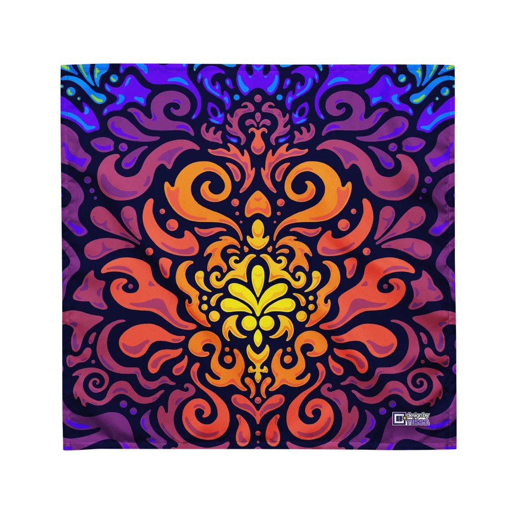 Maximalist Art Bandana - Visual Dopamine Print
