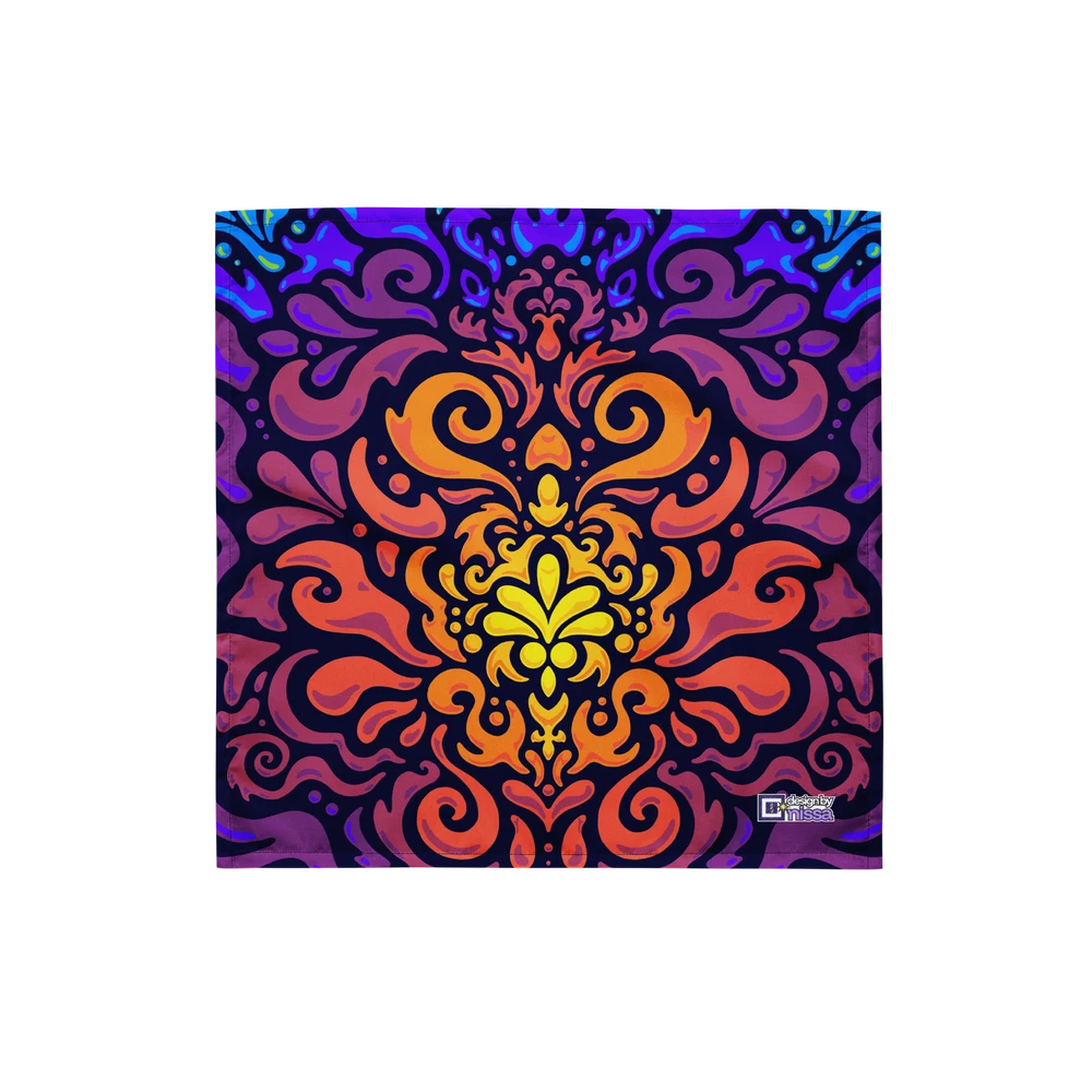 Maximalist Art Bandana - Visual Dopamine Print