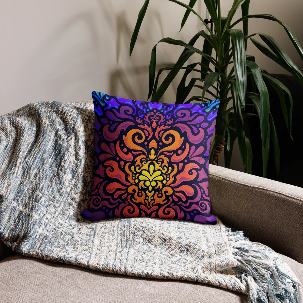 Visual Dopamine Throw Pillows - Original Art by Nissa Askew