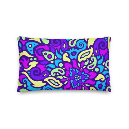 Psychedelic Maximalist Premium Throw Pillows