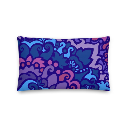 Psychedelic Maximalist Premium Throw Pillows