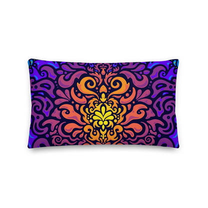 Visual Dopamine Throw Pillows - Original Art by Nissa Askew