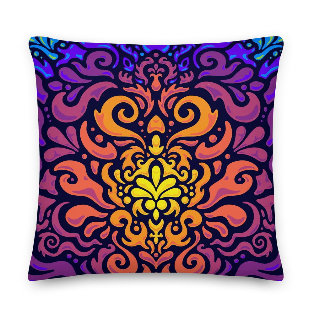 Visual Dopamine Throw Pillows - Original Art by Nissa Askew