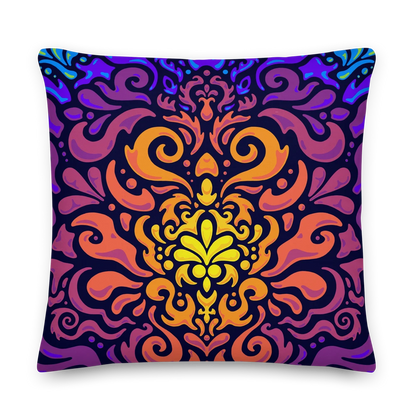 Visual Dopamine Throw Pillows - Original Art by Nissa Askew