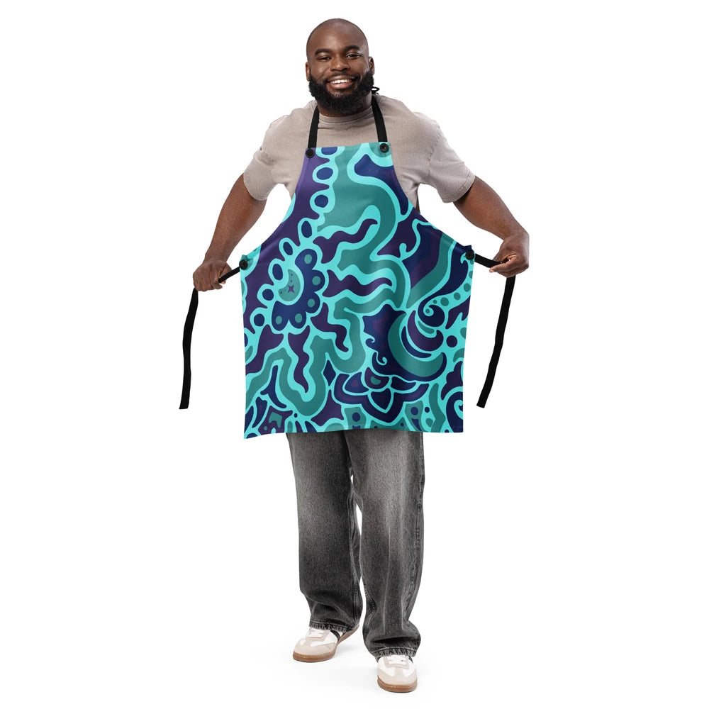 Psychedelic Maximalist All-Over Print Aprons image 4