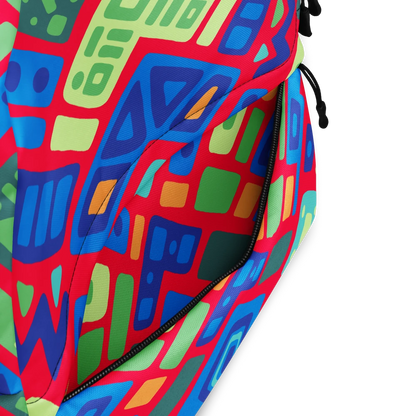 Psychedelic Maximalist All-Over Print Backpacks image 5