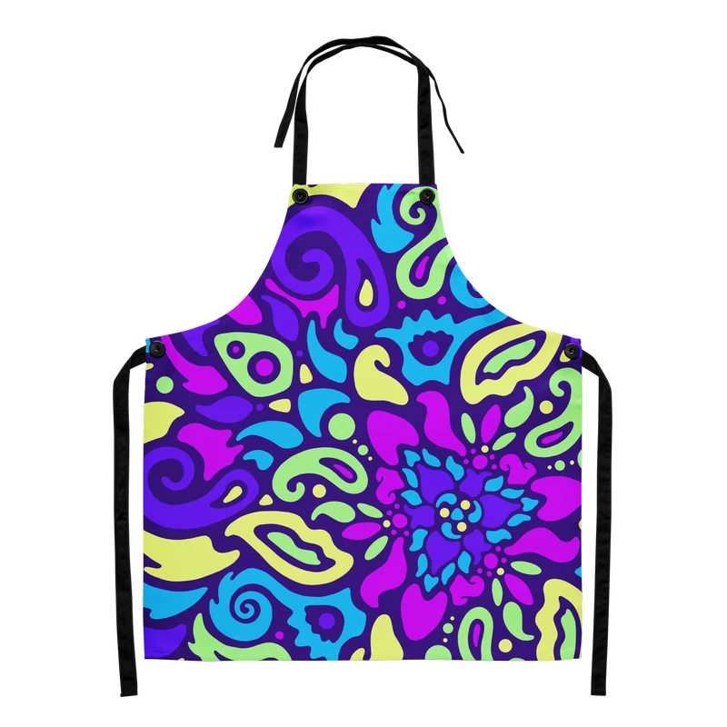 Psychedelic Maximalist All-Over Print Aprons image 0