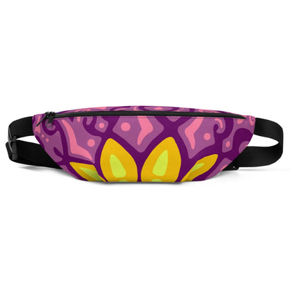 Psychedelic Maximalist All-Over Print Fanny Packs - Cosmic Dawn, S/M image