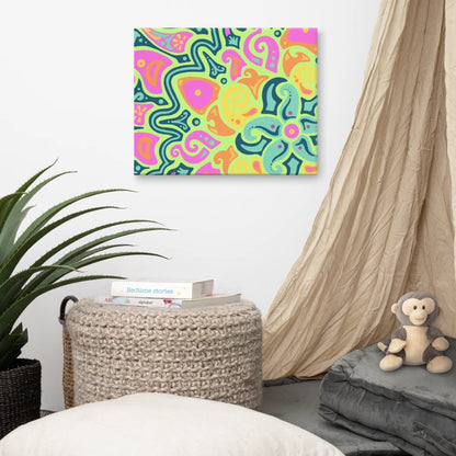 Psychedelic Maximalist Canvas Prints image 6
