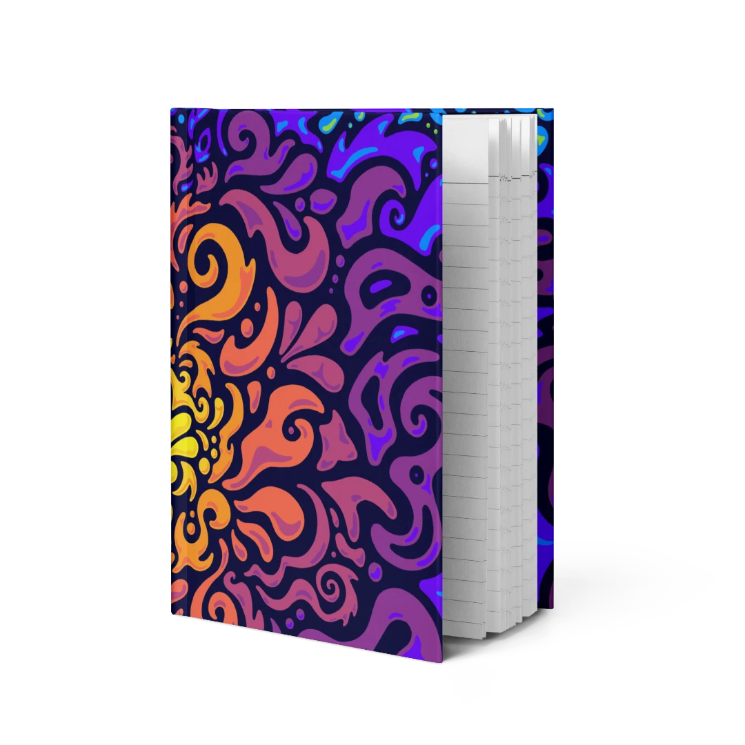 Visual Dopamine Hardcover Journal - Art Print Cover - Design By Nissa