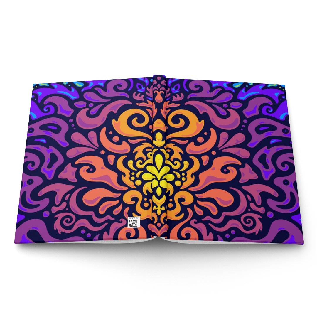 Visual Dopamine Hardcover Journal - Art Print Cover - Design By Nissa
